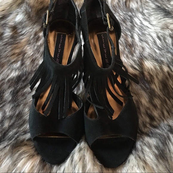 Steven By Steve Madden Shoes - Steven by Steve Madden Fringe Heels Sandal Shoes